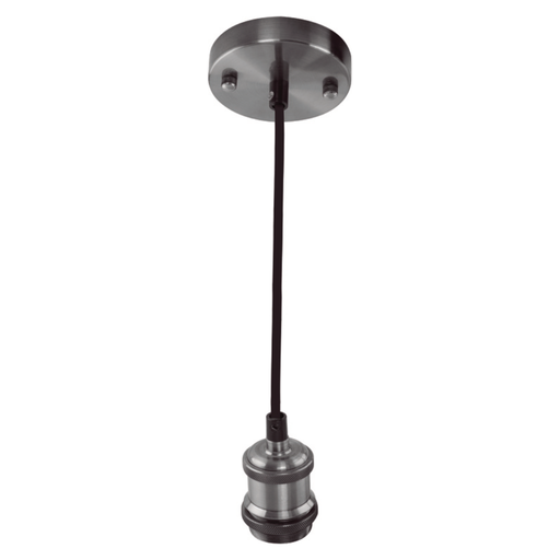 [8680985547367] TESLA PEARL BLACK E27 1M PENDANT LAMP