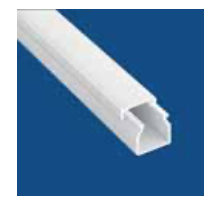 [8699430128266] CALHA TÉCNICA COM TAMPA 25X25 2M