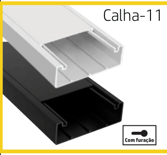 [8699430131044] CALHA TÉCNICA COM TAMPA 100X50 2M
