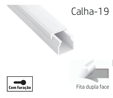 [8699430129065] 25X25 CABLE TRUNKING CANALEX ADH 2M (GOULLOTE)