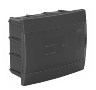 [8699490907535] 8 MODULES FLUSH MOUNT - BLACK