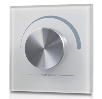 [ECT-PANEL-REMOTE-BRANCO] Dimmer rotativo RF 230V AC - BRANCO