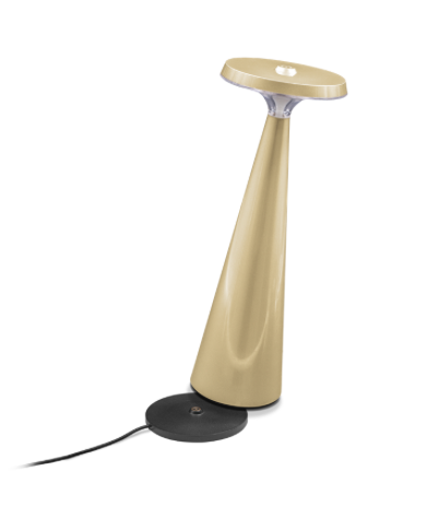 [OPRG-022827] LAMP. DA TAVOLO OPERA RICAR. BASE PG CHAMPAGNE 1.90W - 2700K - 130 Lm - Dimm. - IP44 