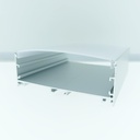 OUT012-W - Perfil Alumínio Saliente 2M Branco