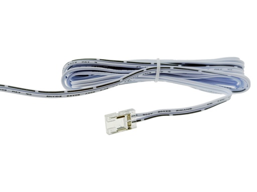 [CNT-8C-A2M] Conect. Alimentação c/cabo COB 8mm 2s 4A - 2 METROS