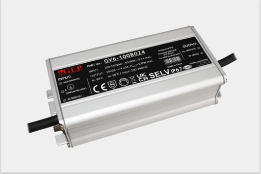 [GV6-100B024] Fonte Al. GV6-100B024 100W 24V 4.2A IP67