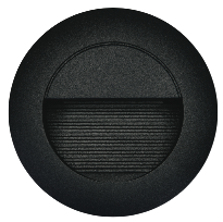 [8683684222092] OUTDOOR WALL LAMP RECESSED ICON-R BLACK 100-265V  3000K IP54