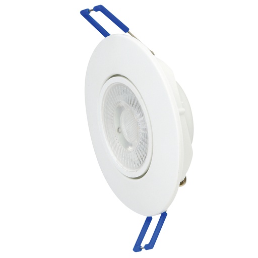 [8683684212079] NORAPRO-5 5W WHITE 3CCT BRANCO 170-265V RND LED DOWNLGHT