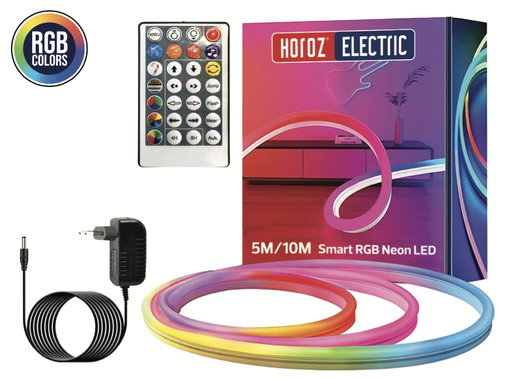 [8683684216497] DIGITAL-5 220V/12V 10W 6MM RGB NEO SMART KIT 5M