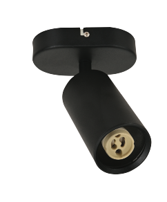 [8683684209512] JOKER-1 -  GU10 BLACK 220-240V SURFACE LIGHTING