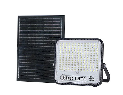[8683684236471] TIGER PRO-300 - LED SOLAR PROJECTOR 300W 6400K BLACK