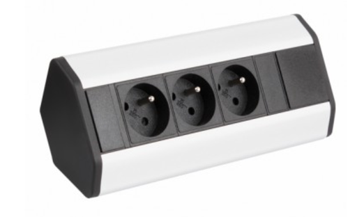 [Cornerbox-alu-3fr] Caixa de canto de alumínio 3x ninho com mirtilo, cabo de 1,8m