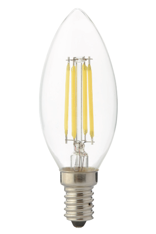 [8680985530963] FILAMENT CANDLE-4  - 4W 6400K E14 220-240V LED FILMNT BULB