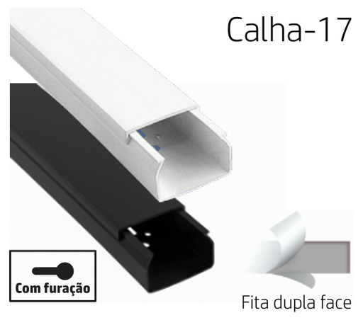 [8699430187928] 25X16 CABLE TRUNKING CANALEX ADH 2M BRANCO (GOULLOTE) (cópia)