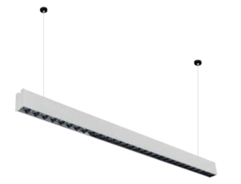 [8683684244407] BELLINI3-45 3CCT  - 45W WHITE 3CM 3CCT 165-265V L.SUSPEN