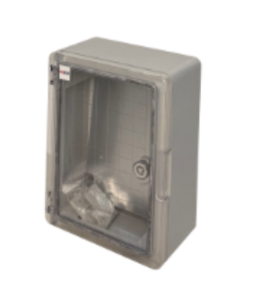 [8699490927717] Caixa ABS 21-28-13 IP65 transparente (cópia)