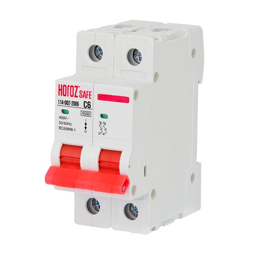 [114-002-2006] MCB Disjuntor magnetotérmico 6A/2P