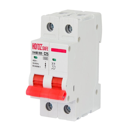 [114-002-2025] MCB Disjuntor magnetotérmico 25A/2P
