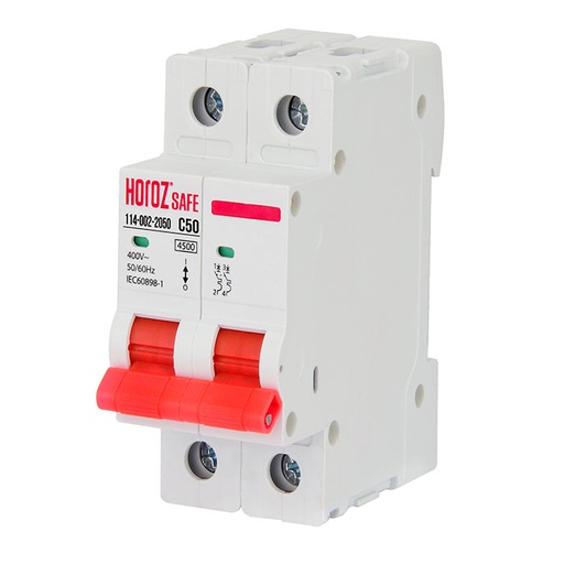 [114-002-2050] MCB Disjuntor magnetotérmico 40A/2P (cópia)