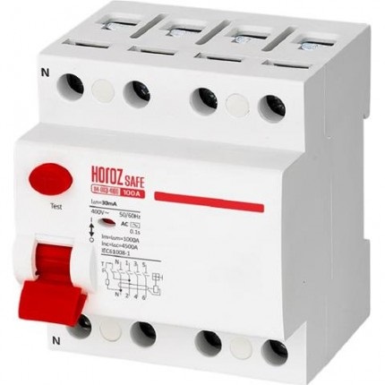 [114-003-4100] RCCB - Residual Circuit Breaker - Interruptor Diferencial 80A (cópia)