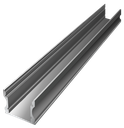 OUT002-A - Perfil Alumínio Saliente 2M Anod. Cinzento