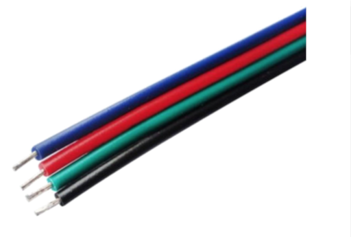 [FIO-RGB-100M] Bobine Fio RGB 4x0,32mm2 (100M)