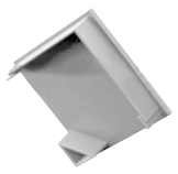 [END-COR002-BR-C] END-COR002-BR-C - Tampa Perfil COR002 Branca Corner