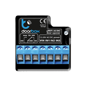 [doorBox] Controlador portão pedonal e porta - µWiFi