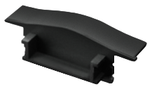 [END-IN001-PR] END-IN001-B - Tampa Perfil IN001 Preta