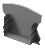 [END-OUT002-CI] END-OUT002-G - Tampa Perfil OUT002 Cinzenta