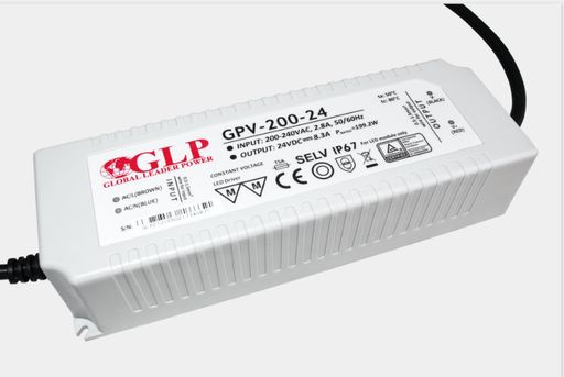 [GPV-200-24] Fonte Al. GPV-200-24 24V 8.3A 200W IP67 5Y