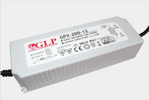 [GPV-200-12] Fonte Al. GPV-200-12 12V 16A 192W IP67 5Y