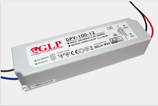 [GPV-100-12] Fonte Al. GPV-100-12 12V 8.3A 99.6W IP67 5Y