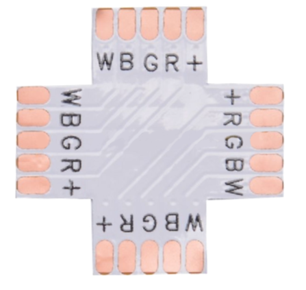 [CNT-9912XRGBW] Conect. Emenda c/solda s/cabo X RGBW 12mm 4s 4A