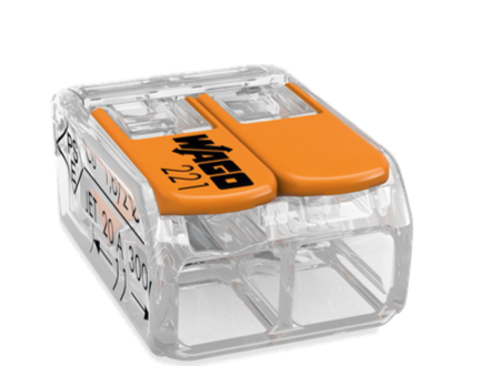 [WAGO-221412] LIGADOR RAPIDO WAGO 2 PATILHAS(cx100)
