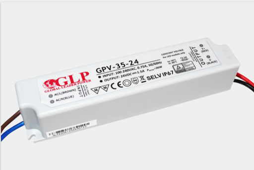 [GPV-35-24] Fonte Al. GPV-35-24 24V 1.5A 36W IP67 5Y