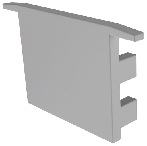 [END-PRO010-CI] END-PRO010-CI - Tampa Perfil PRO010 Cinzenta