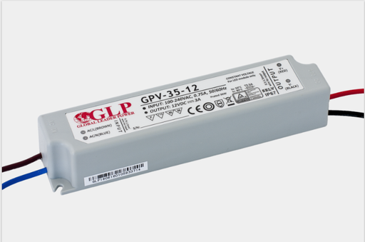 [GPV-35-5] Fonte Al. GPV-35-5 5V 6A 25W IP67 5Y