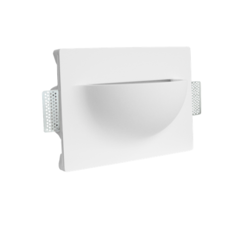 [MIRO200] APPLIQUE IN GESSO MIRO 280x200x135- E14-IP20- Color Box