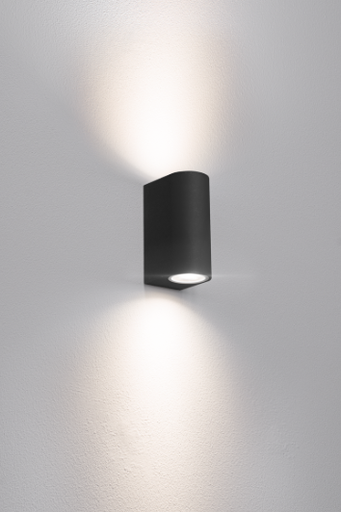 [AXO-2GU10N] APPLIQUE LED AXO BIDIREZ. NERA- GU10- IP44- Color Box
