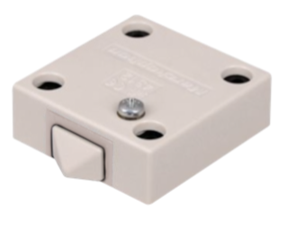 [INT-AR-BR] Interruptor p/ porta comum ou porta de correr - 12VDC / 230V AC 2A - Branco