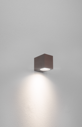 [AXO-1GU10SC] APPLIQUE LED AXO QUADRATA MONODIREZ CORTEN GU10 IP54