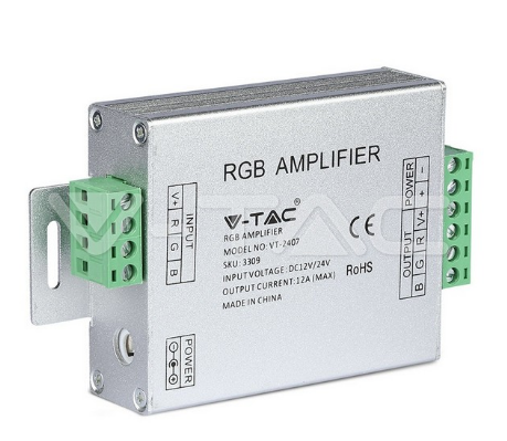 [3309] AMPLIFICADOR RGB 12-24Vdc 12A (4*3A)